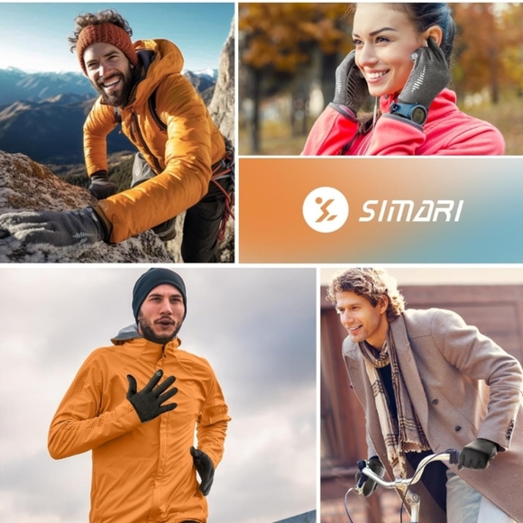 SIMARI Winter Gloves Liner Thermal Warm Touch Screen Blue (EUC) - Picture 6 of 15